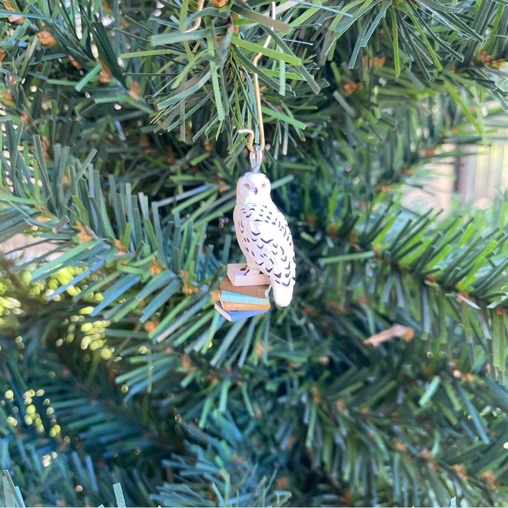 NWT 2025 Hallmark Keepsake Hedwig Harry Potter snow owl miniature ornament